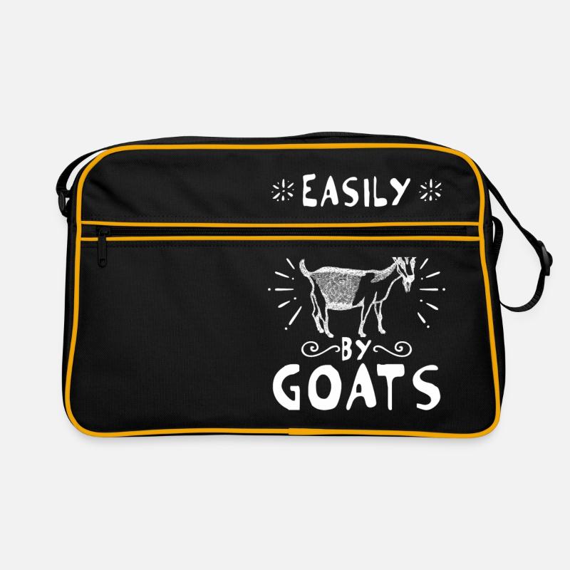 Easily distracted by goats - fun goaty gift Retro Bag