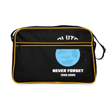 PLUTO NEVER FORGET 1930-2006 - Retro Bag - black/gold - Front