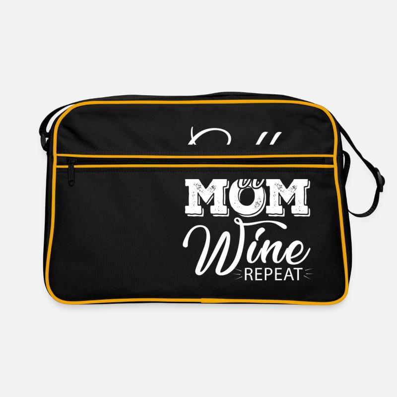 Coffee Mom Wine Repeat - fun drinking morning Sac Retro
