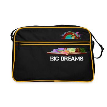 Grands rêves - Big dreams - Sac Retro - noir/or - Devant