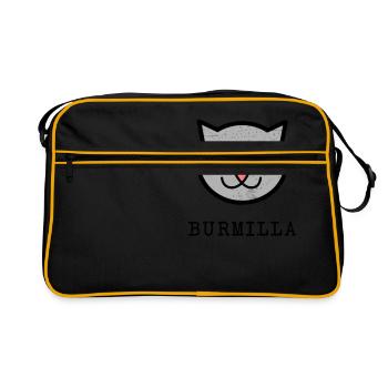 My cat is a Burmilla - Sac Retro - noir/or - Devant