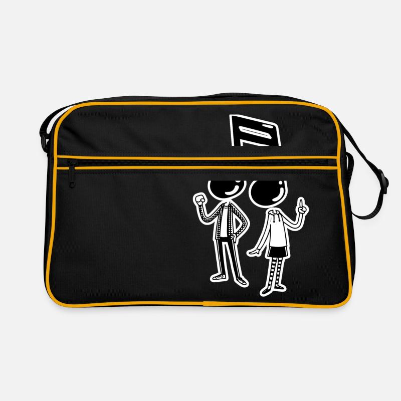 Musik - Menschen Retro Tasche