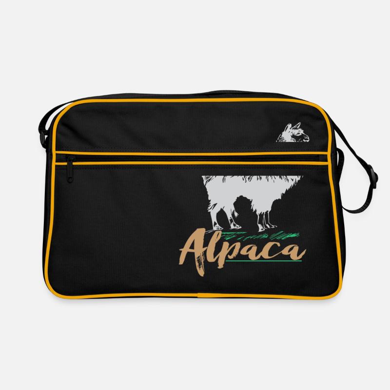 Alpaca - Retro Bag - black/gold