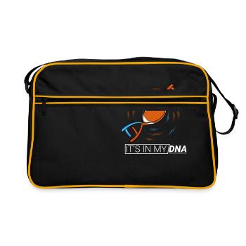 American football in my DNA gift genes - Retro Bag - black/gold - Front