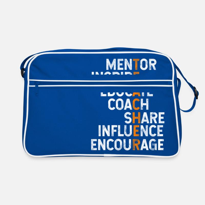 Geschenk für Lehrer oder Lehrerin Retro Tasche