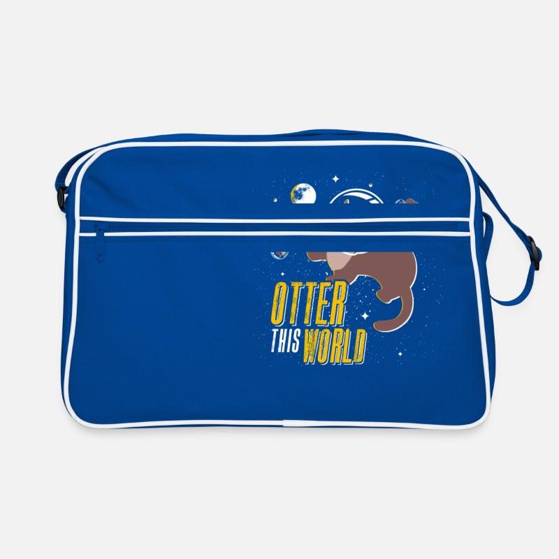 Otter Cet espace du monde Otter astronaute cadeau Sac Retro
