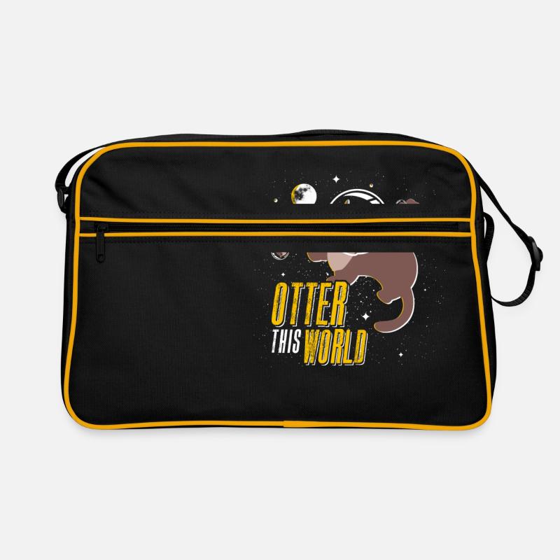 Otter This World Space Otter Astronaut Gift Retro Bag
