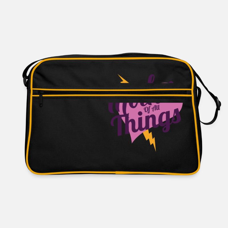 Mère de toutes choses - Mama shirt - Sac Retro - noir/or