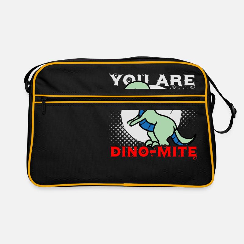 Vous êtes Dino-Mite - sort Dino - amour Sac Retro