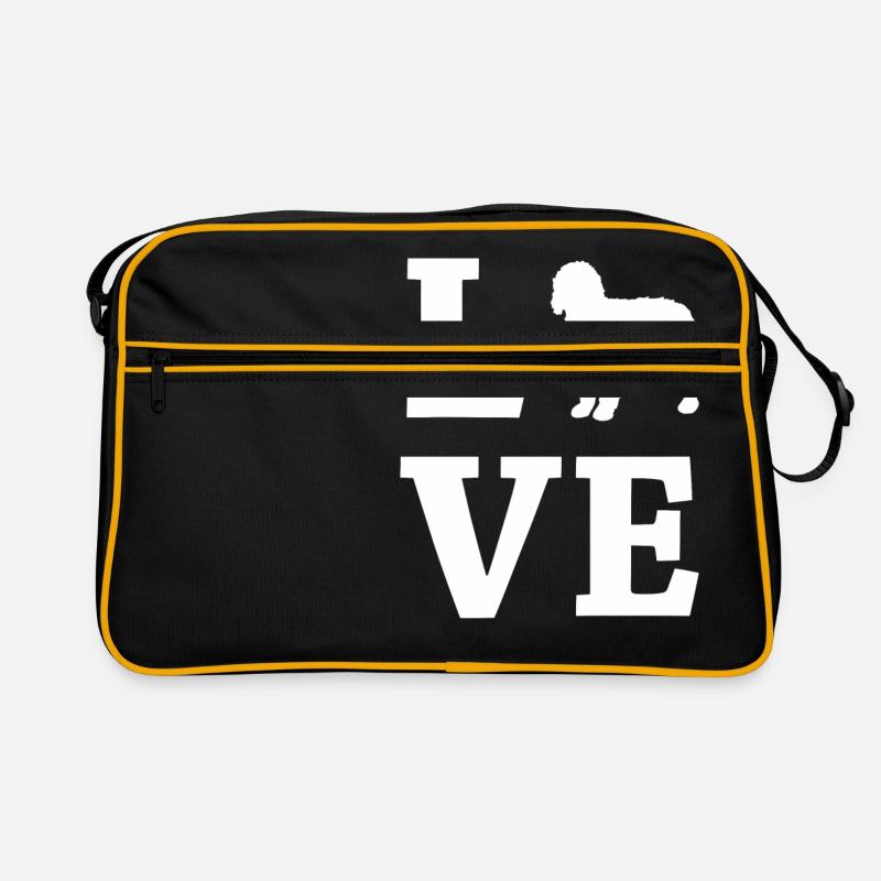 LOVE Labradoodle Retro Tasche