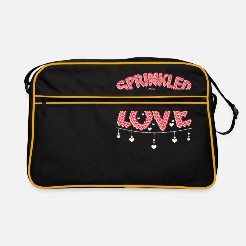 Sprinkled with love valentines gift Retro Bag