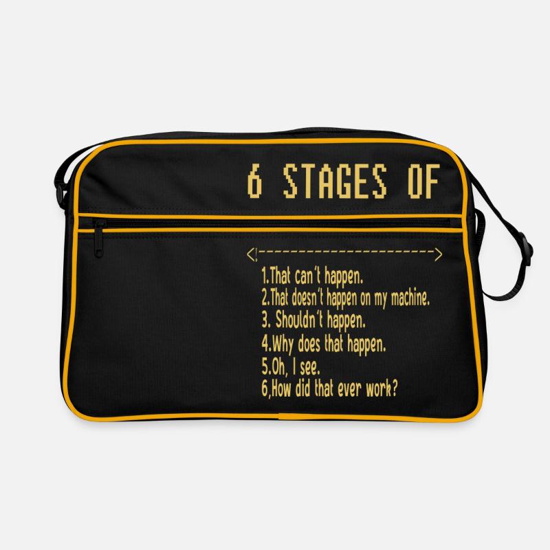 6 Stufen eines Fehlers - PC - CNC Retro Bag