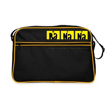 Funny - Banana - Element - Gelb - Lustig - Cool - Retro Bag - black/gold - Front