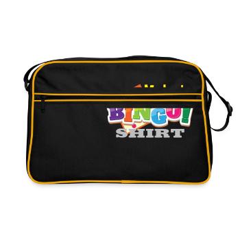 My Lucky Bingo Shirt Bingo player gift - Retro Bag - black/gold - Front