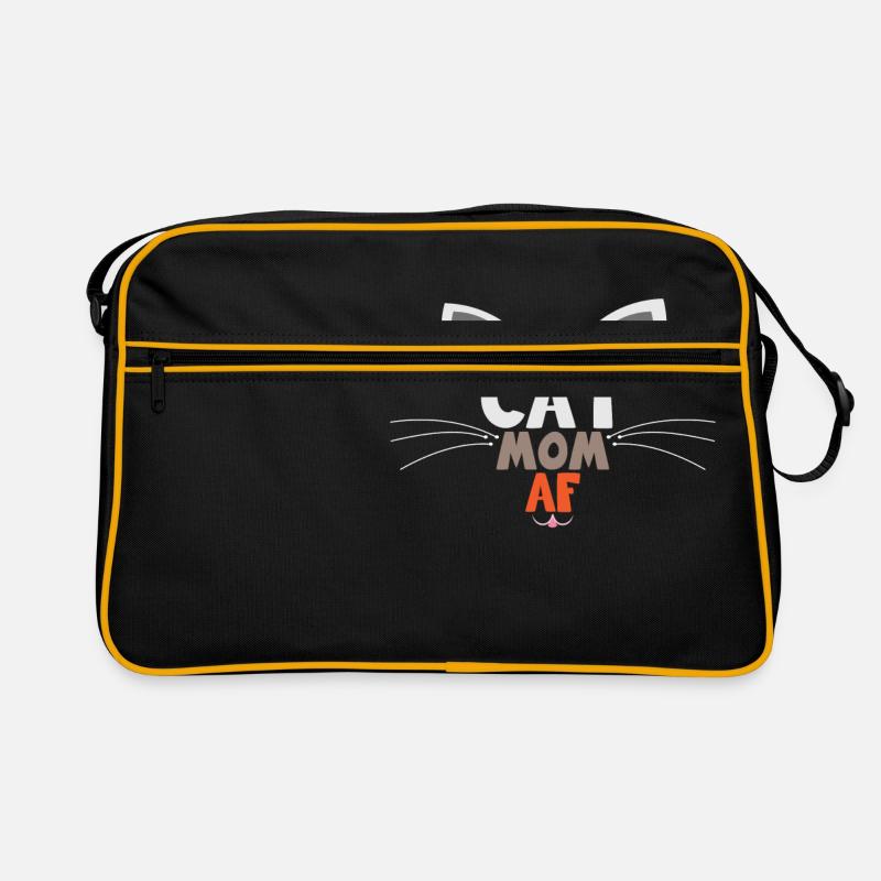 Chat mère AF chats cadeau miaou Sac Retro