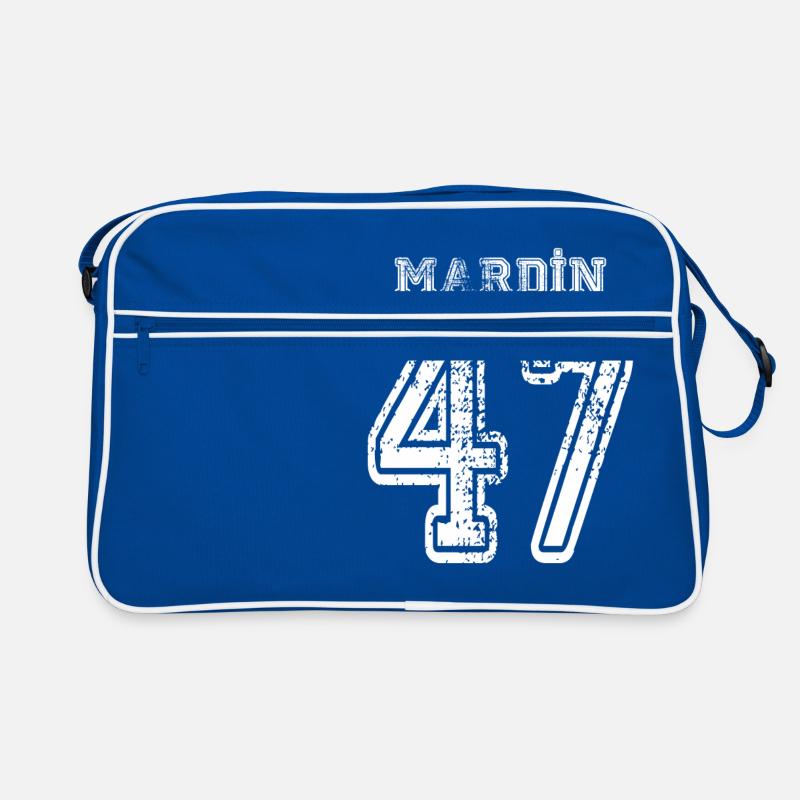 47 Mardin plaque d'immatriculation turque comme un cadeau Sac Retro