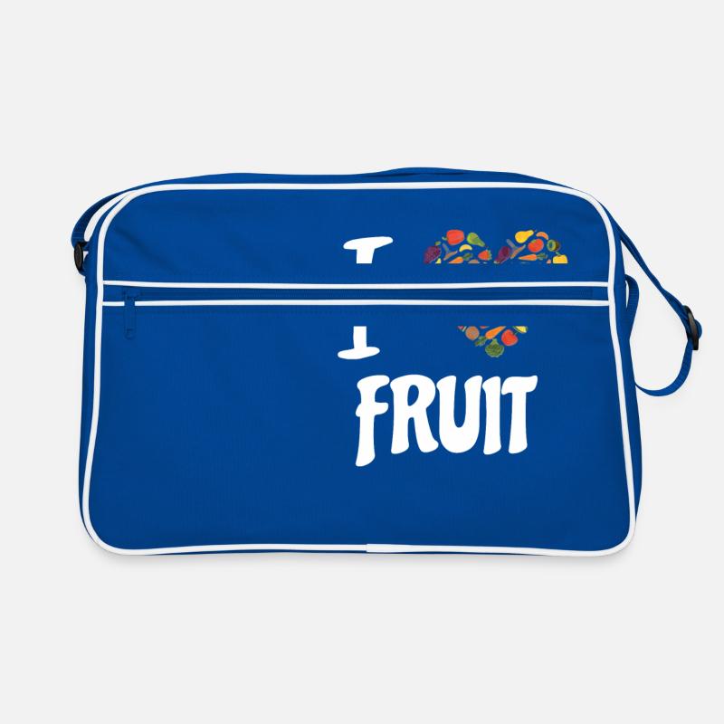 I love Fruit - design for fruit lovers gift Retro Bag