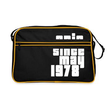 epic since may 1978 - Sac Retro - noir/or - Devant