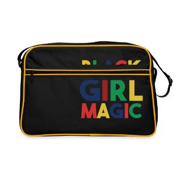 Black Magic - Gift - Girl Shirt - Retro Bag - black/gold - Front