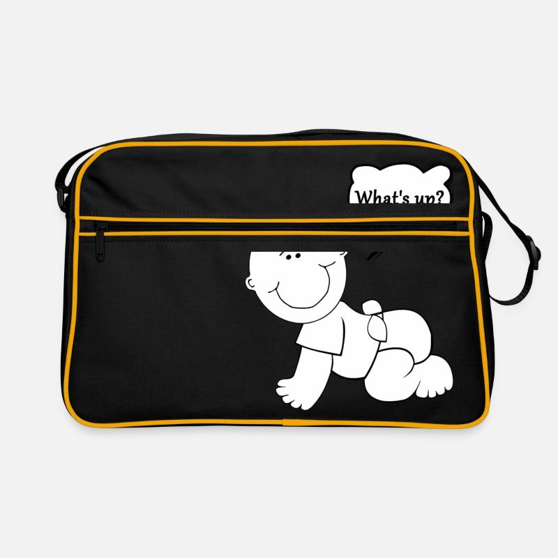 Quoi de bébé Up? Shirts et plus ⓝDesigned par Nakos Sac Retro