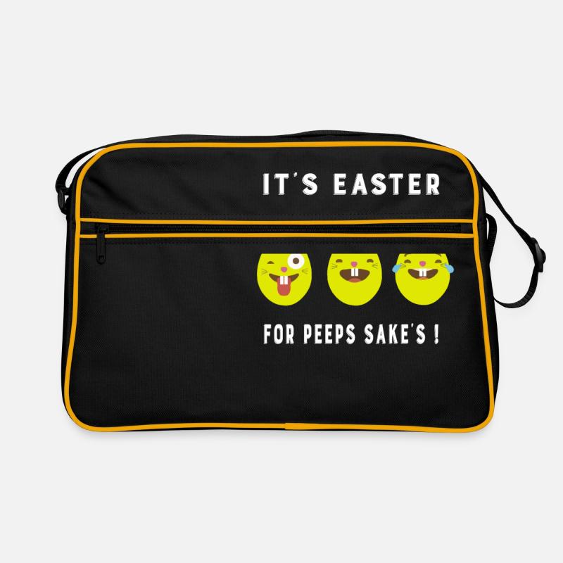 Emoji Bunny Eggs It's Easter For Peeps Sake Retro Bag