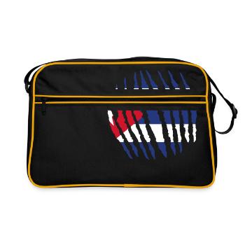Griffe griffe origine indigène Cuba png - Sac Retro - noir/or - Devant