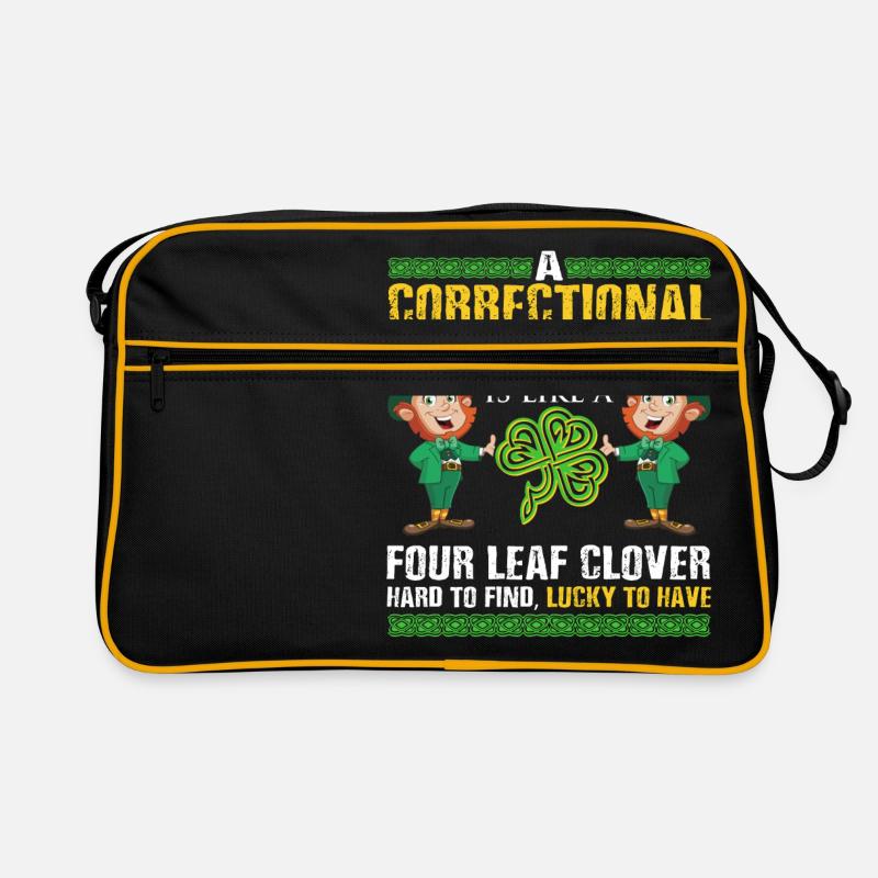 Agent correctionnel de St Patrick drôle Sac Retro
