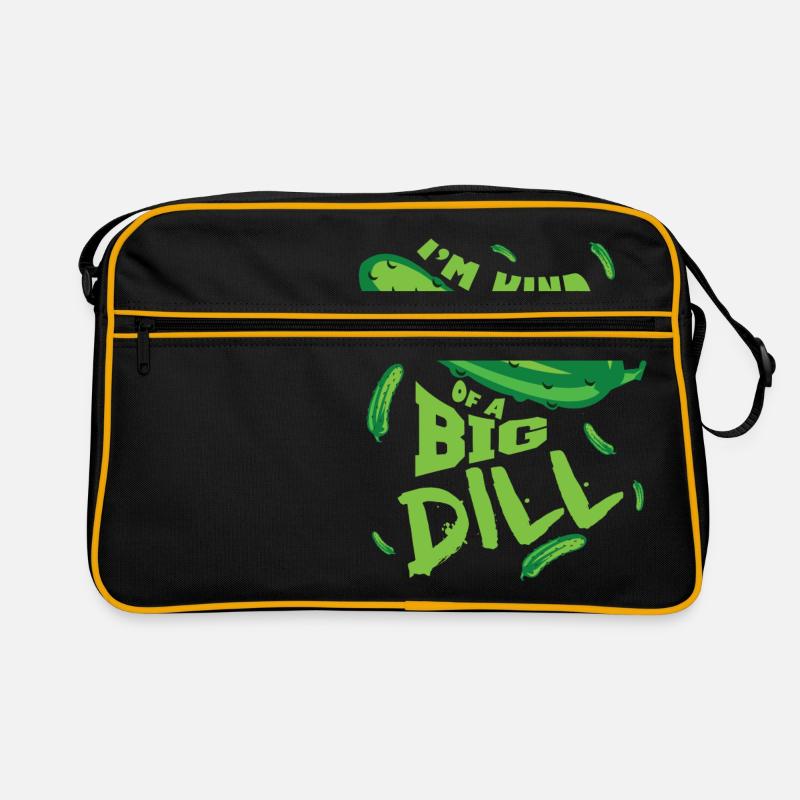 concombre drôle Sac Retro