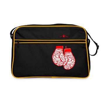 Brain Gloves - Retro Bag - black/gold - Front