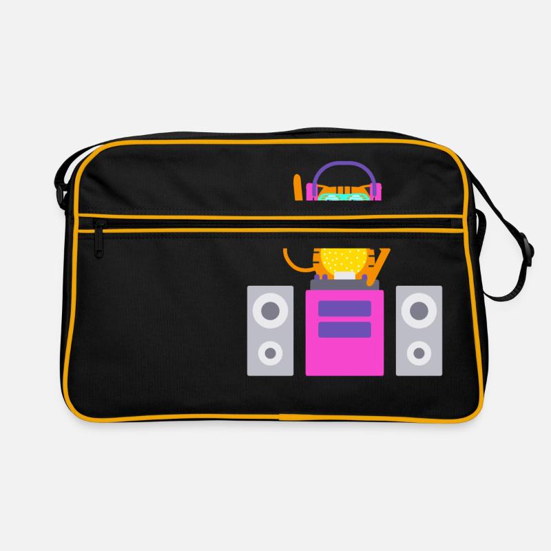 DJ Katze Retro Tasche