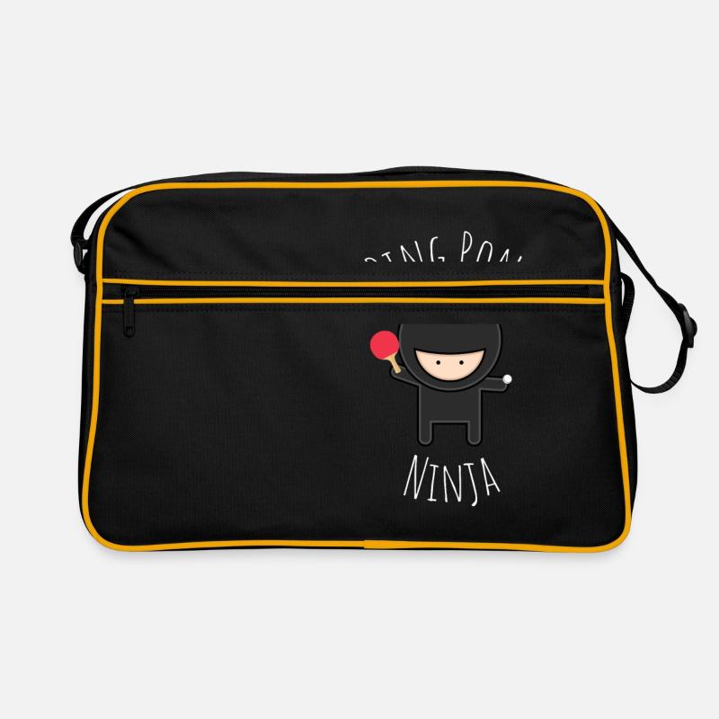 Ping Pong Ninja Conception drôle Sac Retro
