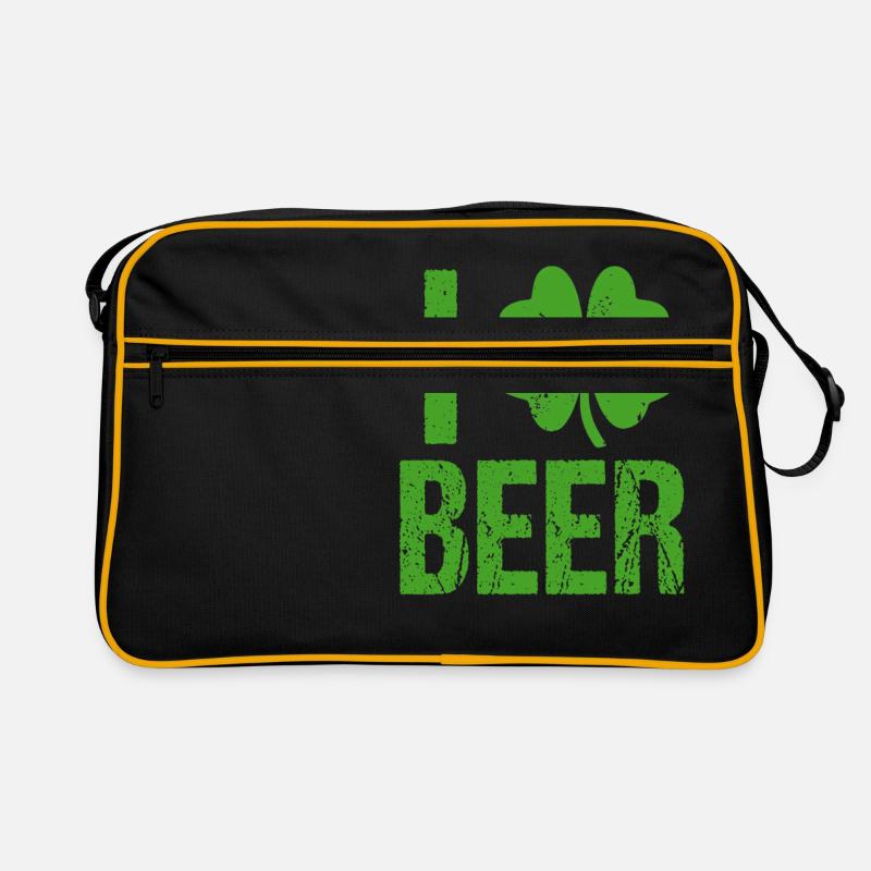 I Clover Beer - Chemise - Cadeau de la Saint-Patrick Sac Retro