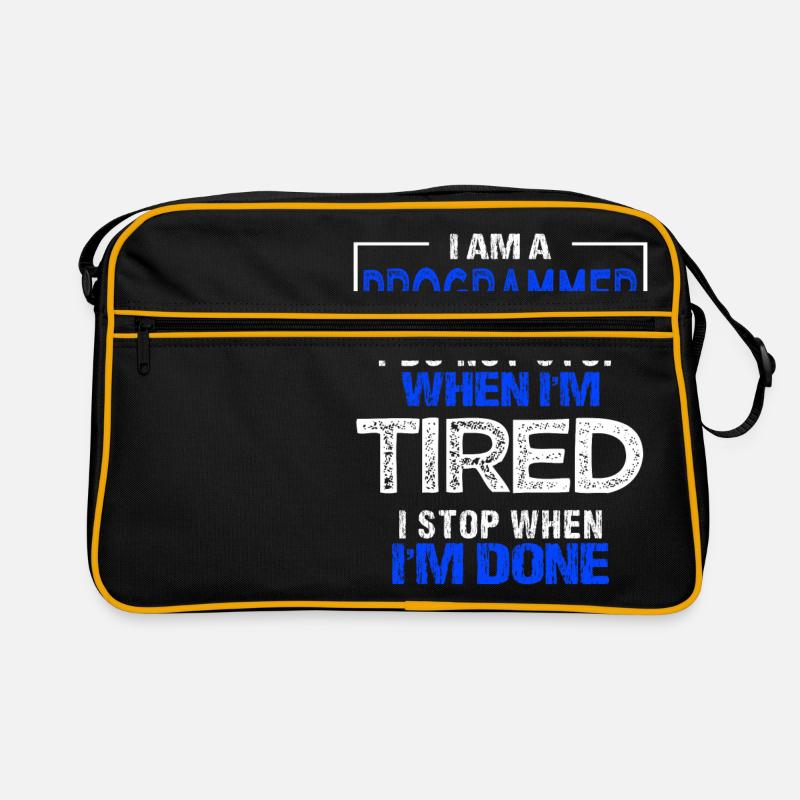 Progammierer Geschenk Programmiererin Developer Retro Tasche