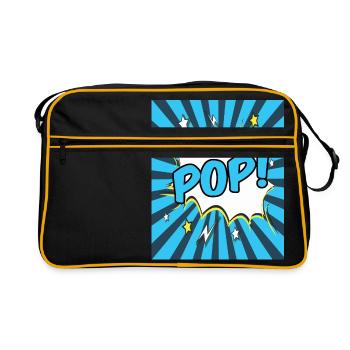 Pop Art - Retro Bag - black/gold - Front