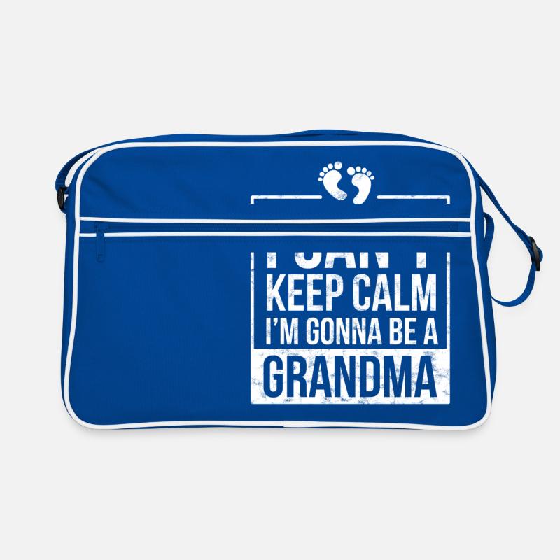 Ich kann nicht ruhig bleiben, ich werde Großmutter Retro Tasche