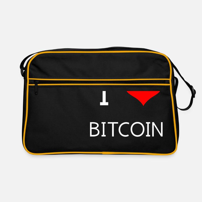 J'adore Bitcoin Sac Retro