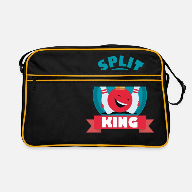 Split King Split Happens Bowling King Team Fun Retro Bag