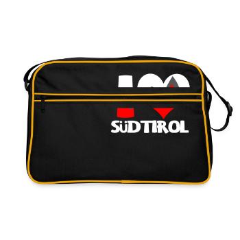 Chemise I love Südtirol - cadeau Südtirol - Sac Retro - noir/or - Devant