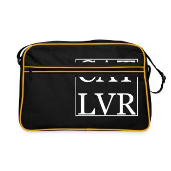 Cat lover - Sac Retro - noir/or - Devant