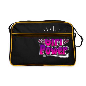 Girl Power - Girl Power - Retro Bag - black/gold - Front