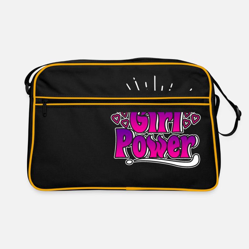 Girl Power - Mädchenpower Retro Tasche