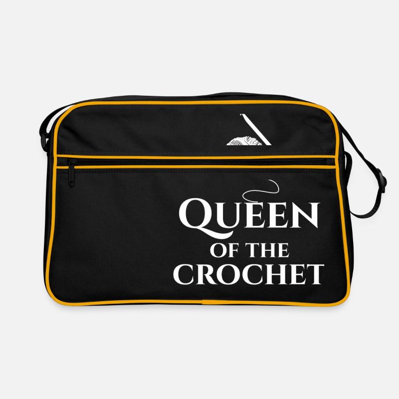 Crochet - Crochet - Needlework - Needle - Queen Retro Bag