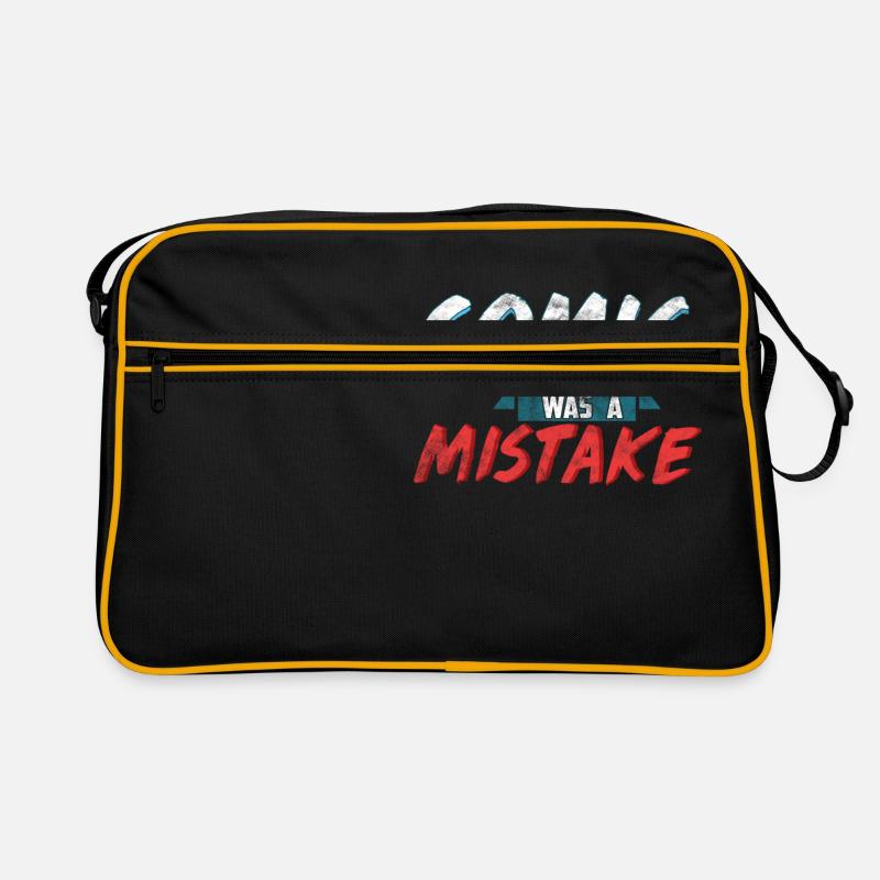 Der Witz war ein Fehler Retro Tasche