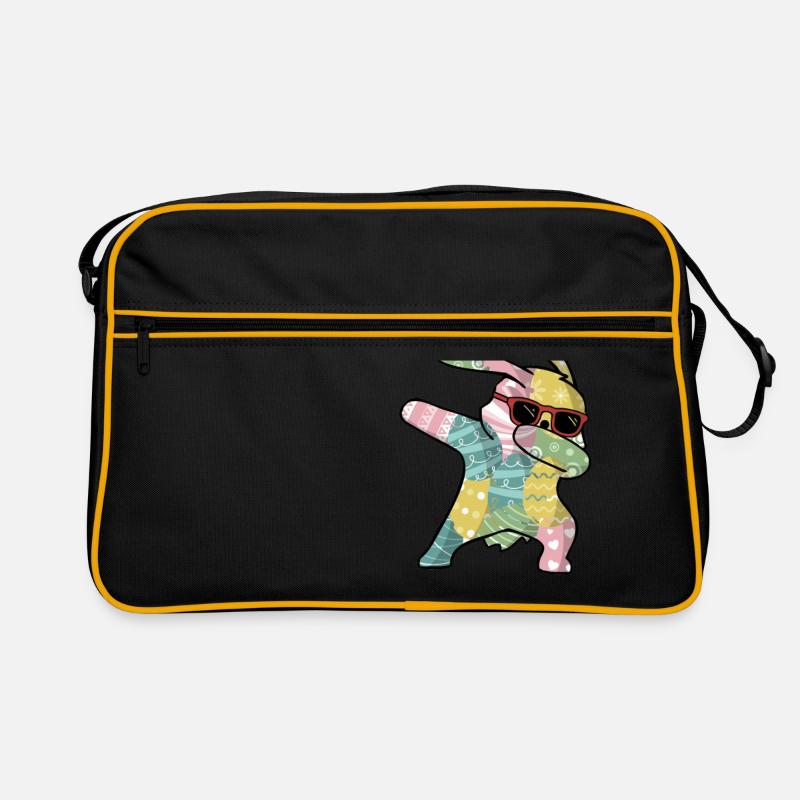 Dabbing Easter Bunny Osterhase Ostern Retro Tasche