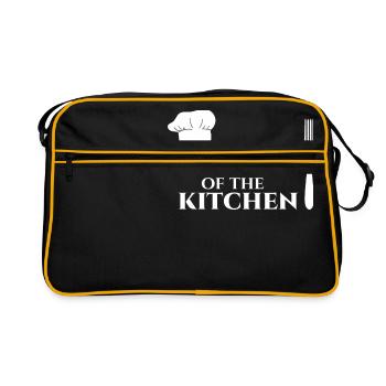 Cuisinier - cuisinier - cuisinier - cadeau - chef - Sac Retro - noir/or - Devant