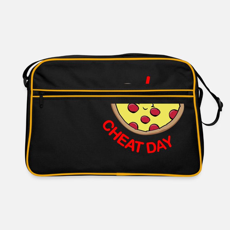 Cheat day pizza Retro Bag