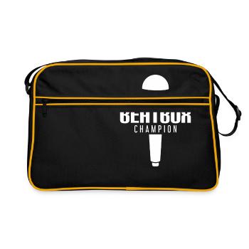 Beat box, Champion, Music, Sound, Contest, Winner - Retro Bag - black/gold - Front