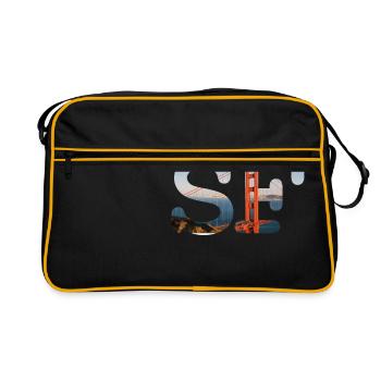 San Francisco - Retro Bag - black/gold - Front