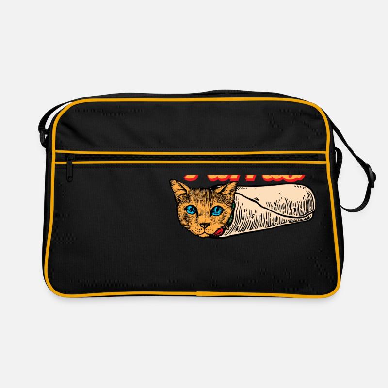 Purrito Cat Cinco De Mayo Gift Bengal Cat Retro Bag