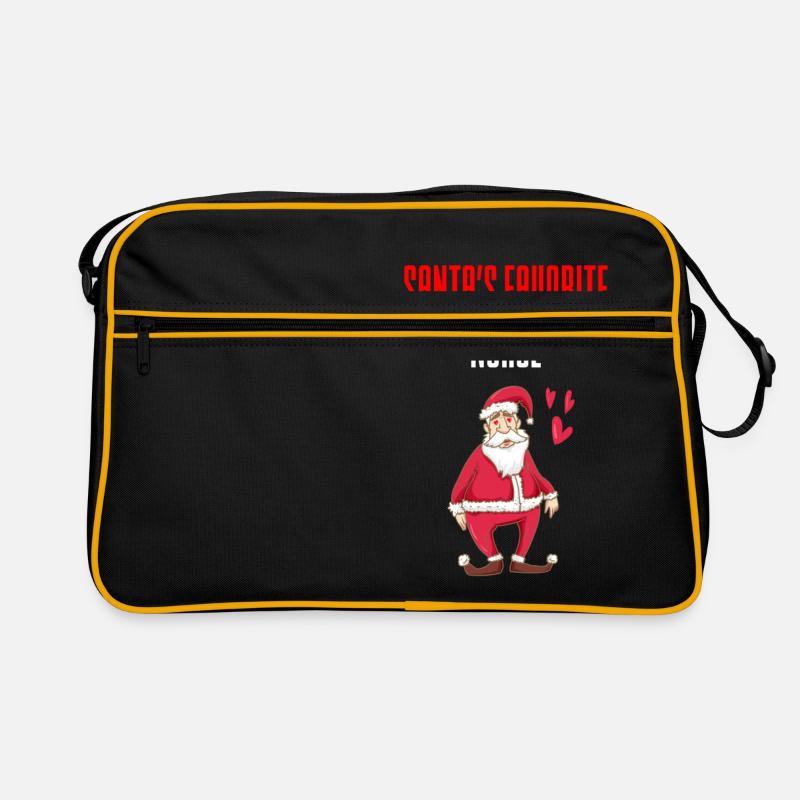 Santa - Krankenschwester - Weihnachtsmann Retro Tasche
